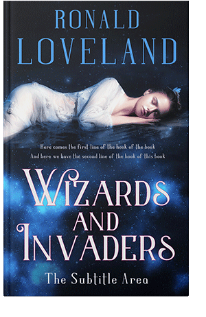 Pre Made Book Cover Ebony