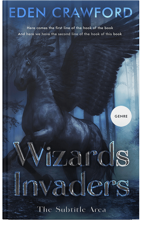 Front view of Mirage #11647 - Premade Fantasy Book Cover