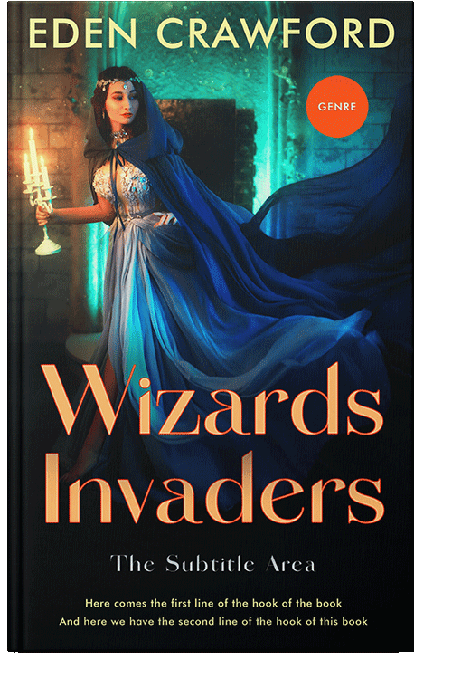 Front view of Bunker #11671 - Premade Fantasy Book Cover