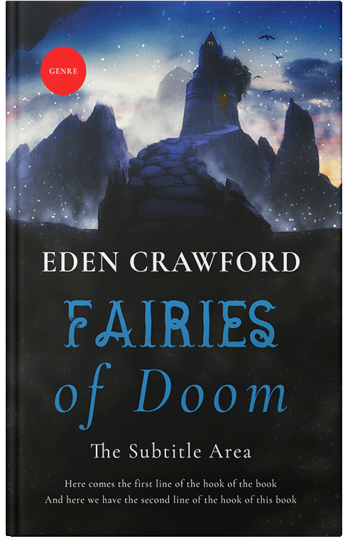 Front view of Woodsmoke #11683 - Premade Fantasy Book Cover