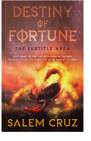 Pre Made Book Cover Sanguine Brown