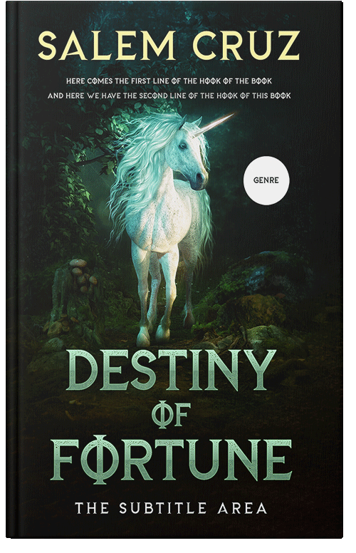 Front view of Marshland #11693 - Premade Fantasy Book Cover