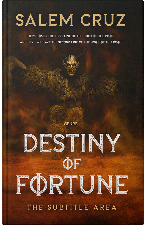 Front view of Premade Fantasy Book Cover - Jacko Bean