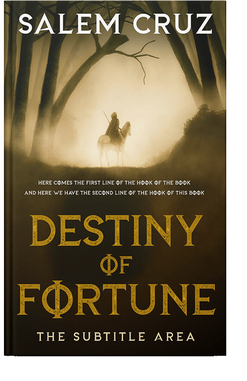 Front view of Brandy #11695 - Premade Fantasy Book Cover