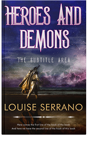 Pre Made Book Cover Ebony