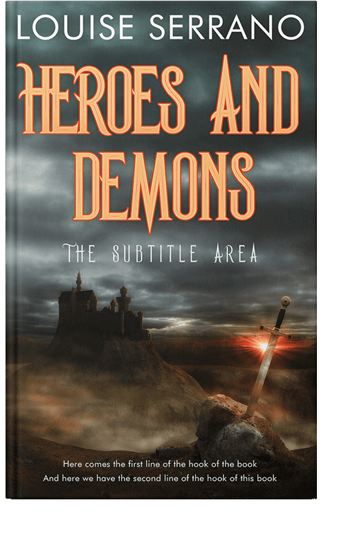 Front view of Heavy Metal #11702 - Premade Historical Book Cover