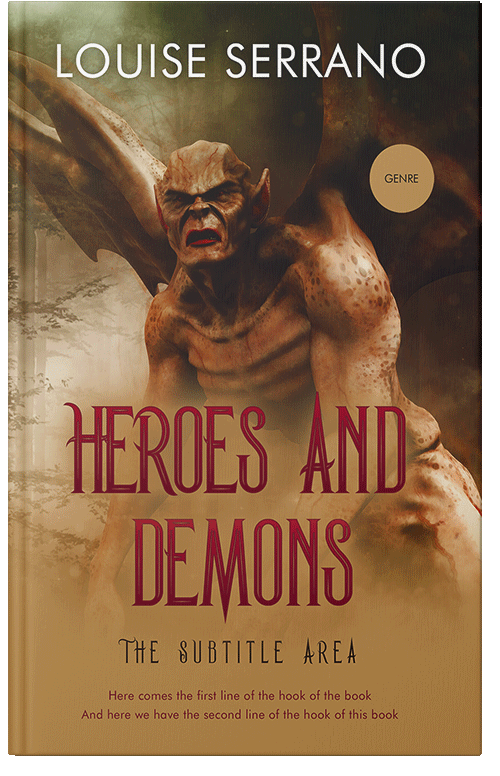 Front view of Driftwood #11709 - Premade Fantasy Book Cover