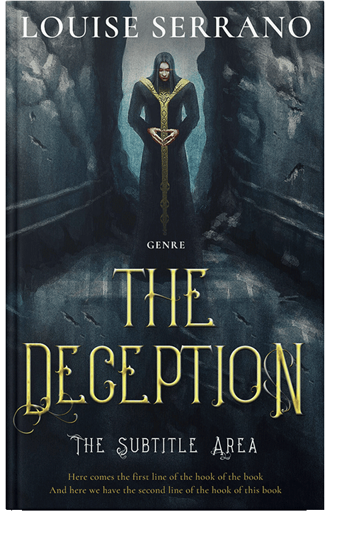 Front view of Mirage #11710 - Premade Fantasy Book Cover | BookCoverZone