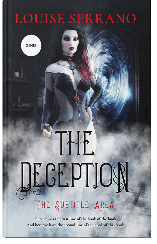 Front view of Mischka #11711 - Premade Fantasy Book Cover