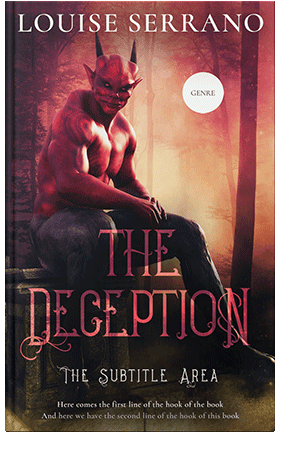 Pre Made Book Cover Burning Sand