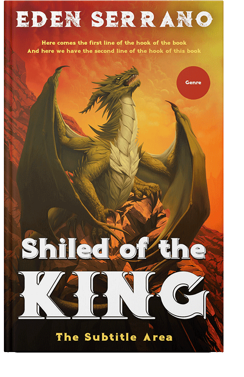 Front view of Orange Roughy #11722 - Premade Fantasy Book Cover