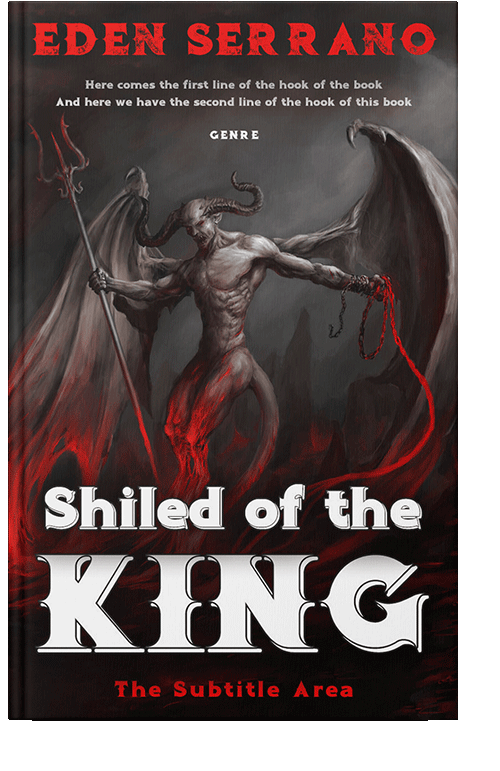 Front view of Cocoa Brown #11724 - Premade Fantasy Book Cover