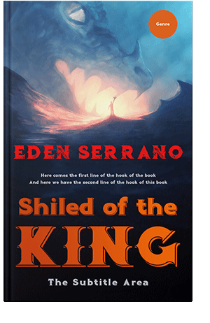 Pre Made Book Cover Terracotta