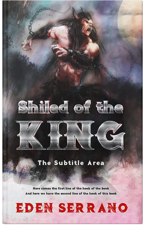 Front view of Thunder #11732 - Premade Fantasy Book Cover