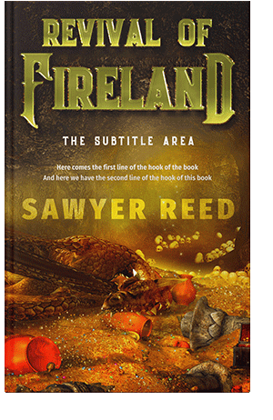 Pre Made Book Cover Bronze