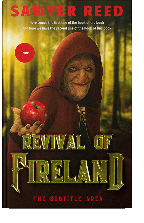 Front view of Golden Grass #11739 - Premade Fantasy Book Cover