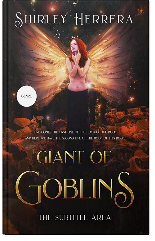 Front view of Copperfield #11743 - Premade Fantasy Book Cover