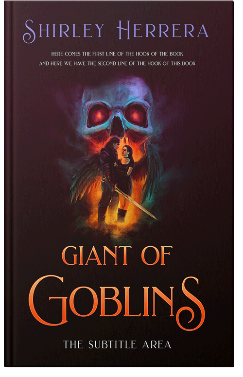 Front view of Graphite #11748 - Premade Fantasy Book Cover
