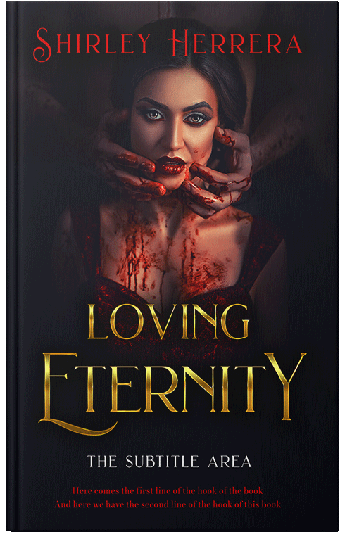 Front view of Premade Horror Book Cover - Cinder