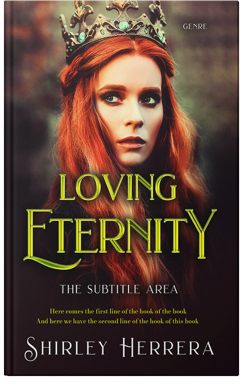 Front view of Premade Fantasy Book Cover - Di Serria
