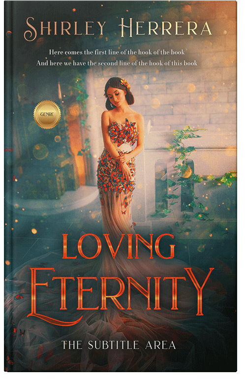 Front view of Cape Cod #11758 - Premade Fantasy Book Cover