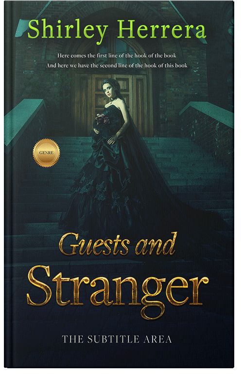 Front view of Premade Romance Book Cover - Aztec