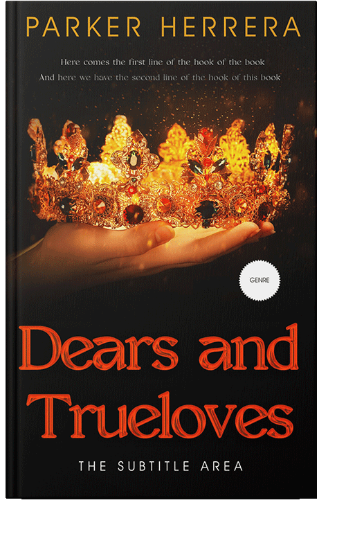 Front view of Asphalt #11784 - Premade Fantasy Book Cover