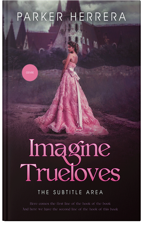 Front view of Gondola #11786 - Premade Fantasy Book Cover