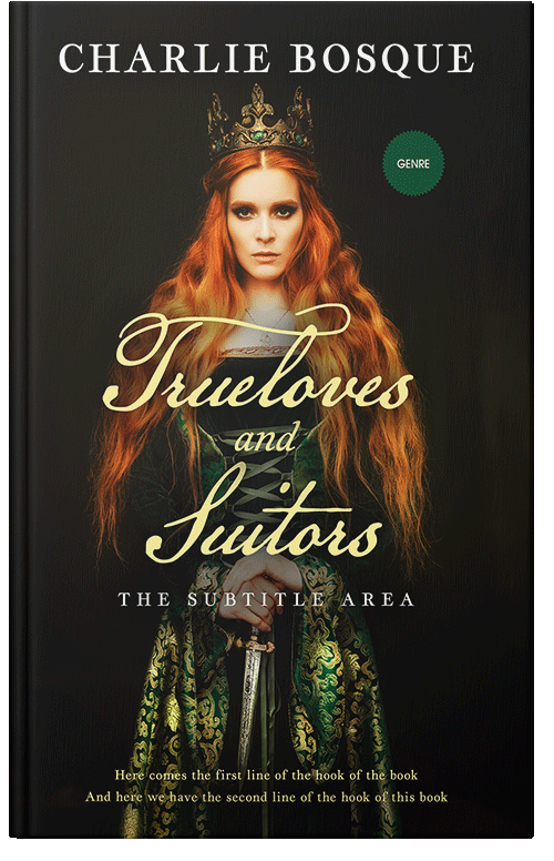 Front view of Premade Fantasy Book Cover - Twine