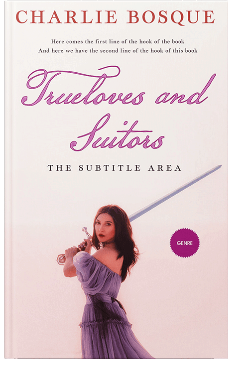 Front view of Fantasy #11801 - Premade Fantasy Book Cover