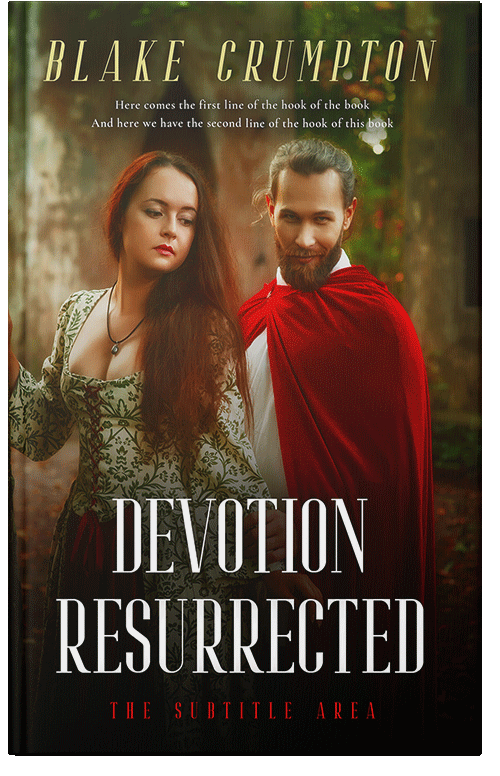 Front view of Graphite #11804 - Premade Historical Book Cover