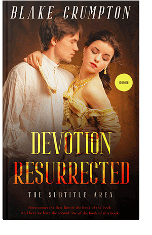 Pre Made Book Cover Harvest Gold