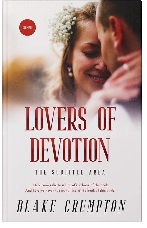 Front view of Premade Romance Book Cover - Pampas