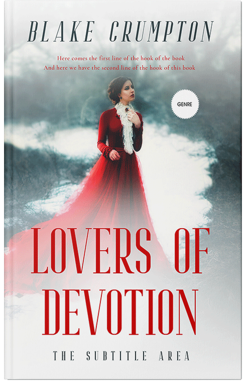 Front view of Ebb #11816 - Premade Romance Book Cover