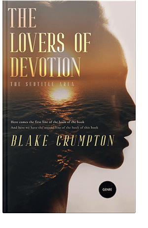 Pre Made Book Cover Cocoa Brown