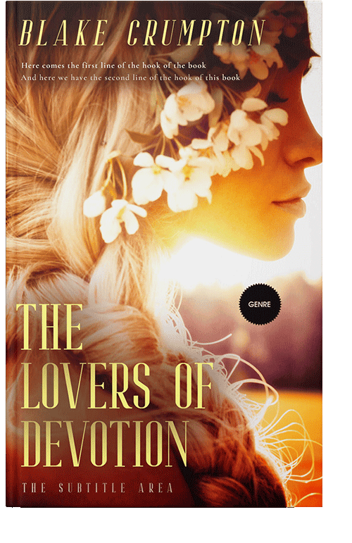 Front view of Raw Sienna #11822 - Premade Romance Book Cover