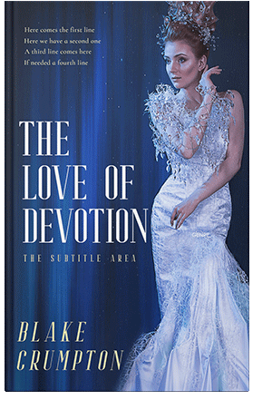 Pre Made Book Cover Periwinkle Gray