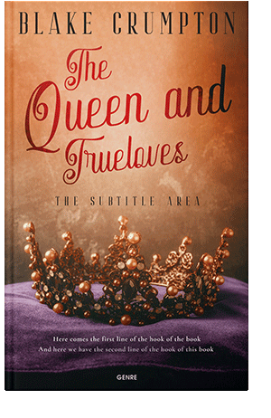 Pre Made Book Cover Antique Brass