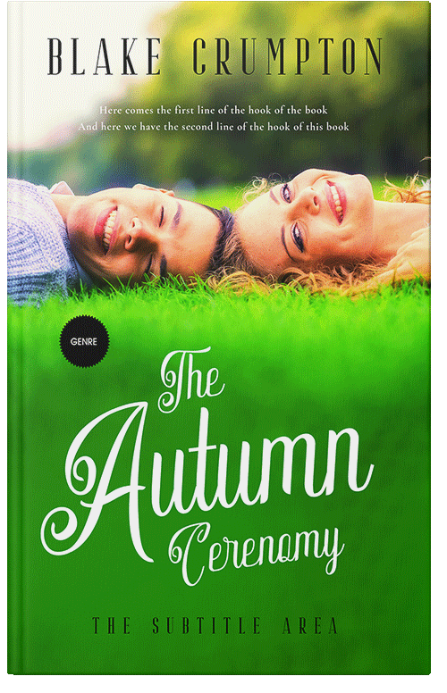 Front view of Zombie #11836 - Premade Romance Book Cover