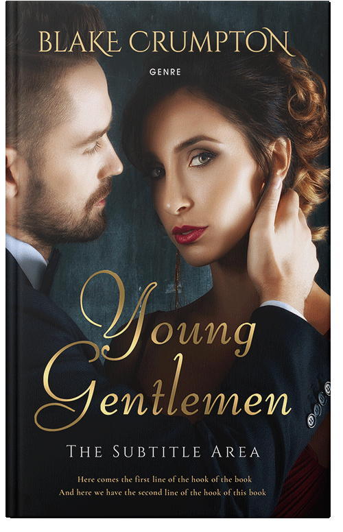 Front view of Sorrell Brown #11844 - Premade Romance Book Cover