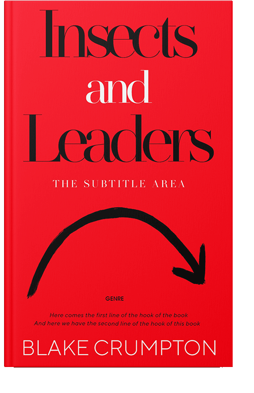 Front view of Red #11855 - Premade Self-Improvement & Self-Help Book Cover