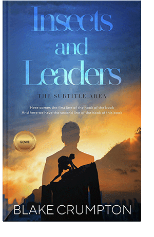 Pre Made Book Cover Chambray