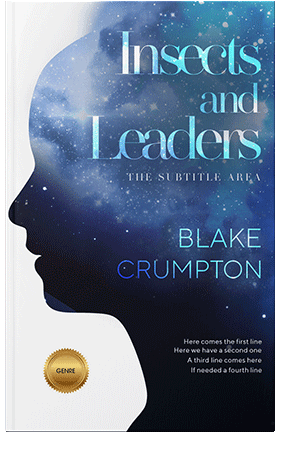 Pre Made Book Cover Chambray