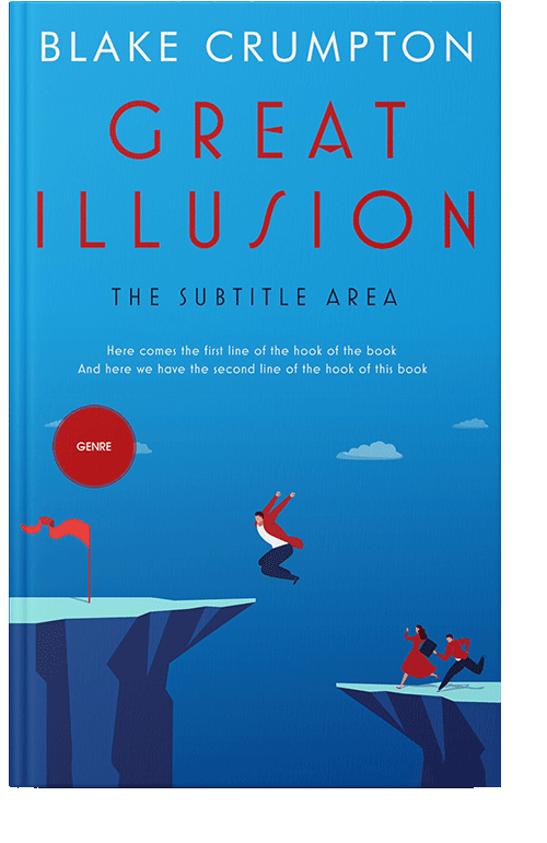 Front view of Cerulean #11866 - Premade Self-Improvement & Self-Help Book Cover