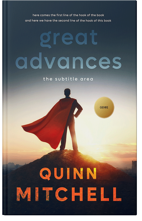 Front view of Premade Self-Improvement & Self-Help Book Cover - Cashmere