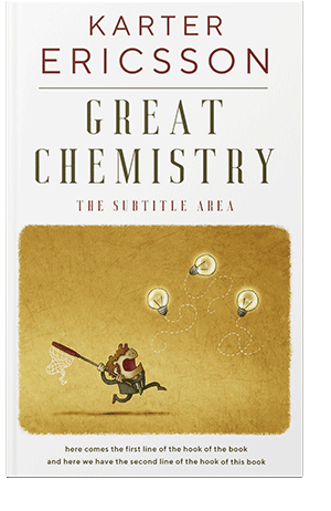 Pre Made Book Cover Old Gold