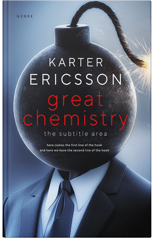 Front view of Gray Suit #11893 - Premade Self-Improvement & Self-Help Book Cover