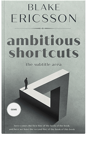 Pre Made Book Cover Pumice