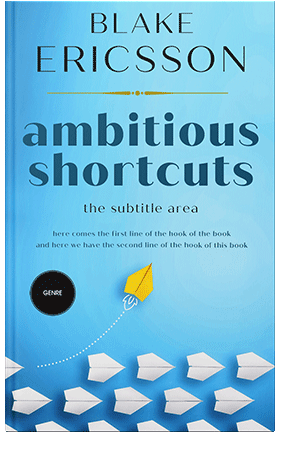 Pre Made Book Cover Malibu