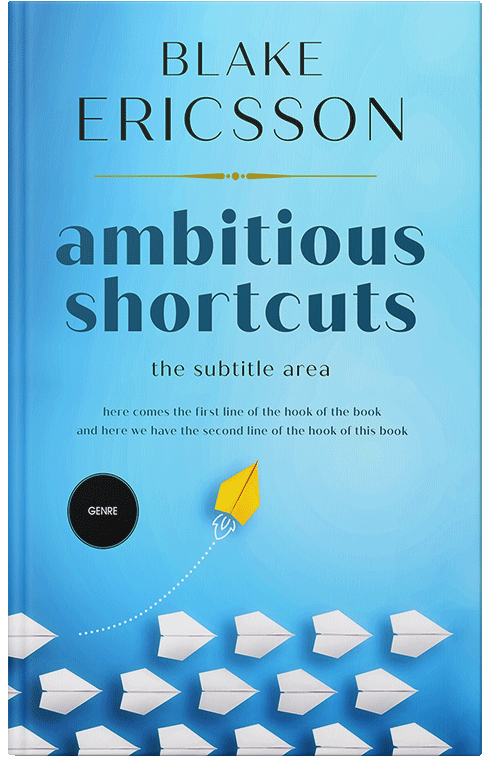 Front view of Malibu #11898 - Premade Self-Improvement & Self-Help Book Cover